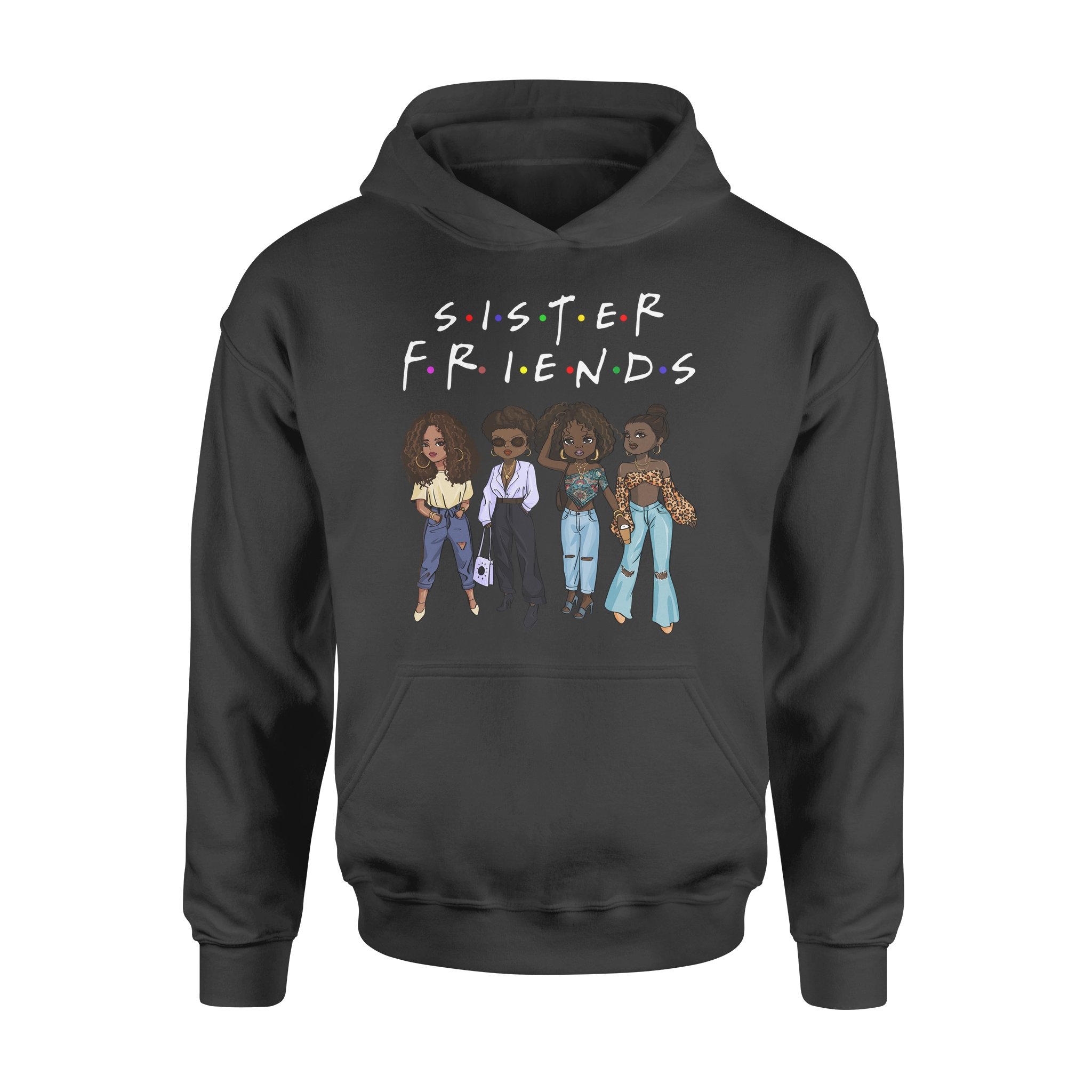 Black Girls Sister Friend 4 Hoodie