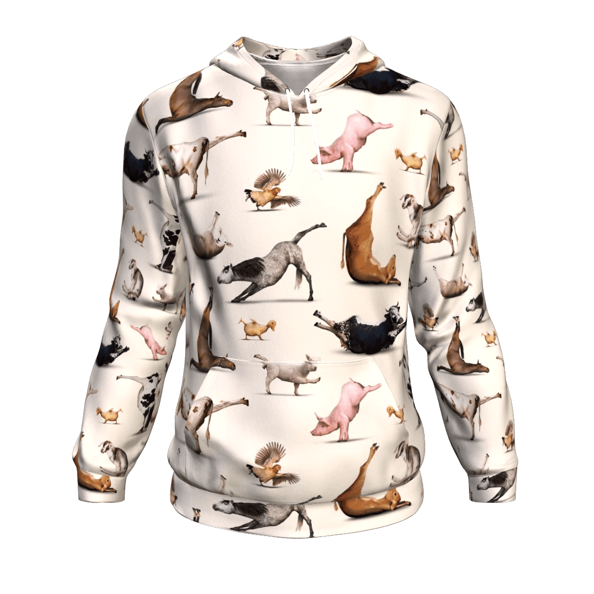 3D Animal Native American Hoodie