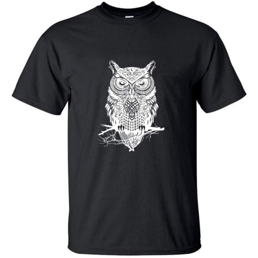 Fashion Men’s Cotton T-Shirt Printed Owl Drake Brand Printed Casual Mens T Shirts
