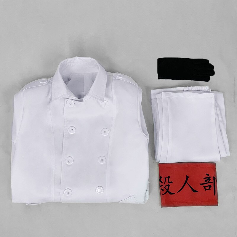 Anime Tokyo Revengers Black Dragon Club White Special Attack Cosplay Costume Anime Cloak Bad Boy Uniform Halloween Costume alx