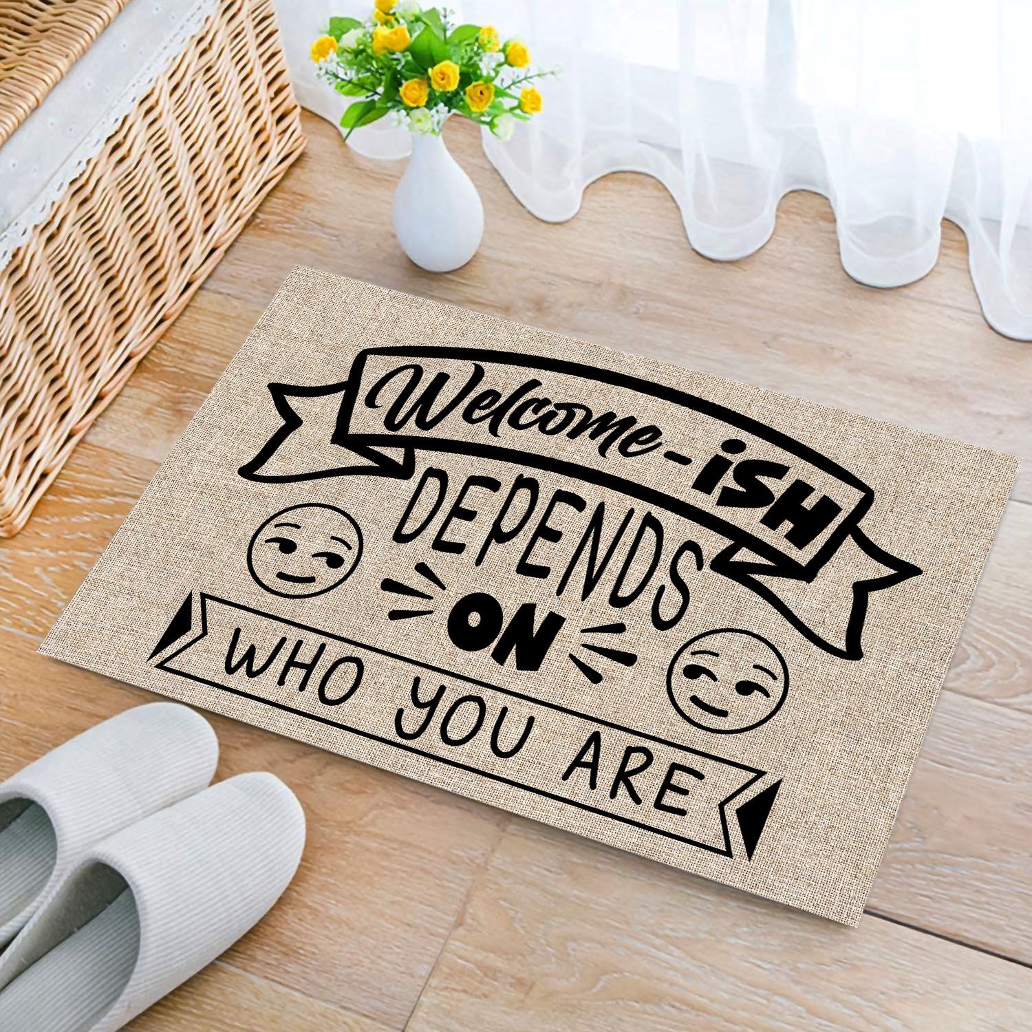 Welcome Ish Funny Welcome Rug Funny Welcome Doormat Decorative Doormat Evg43862