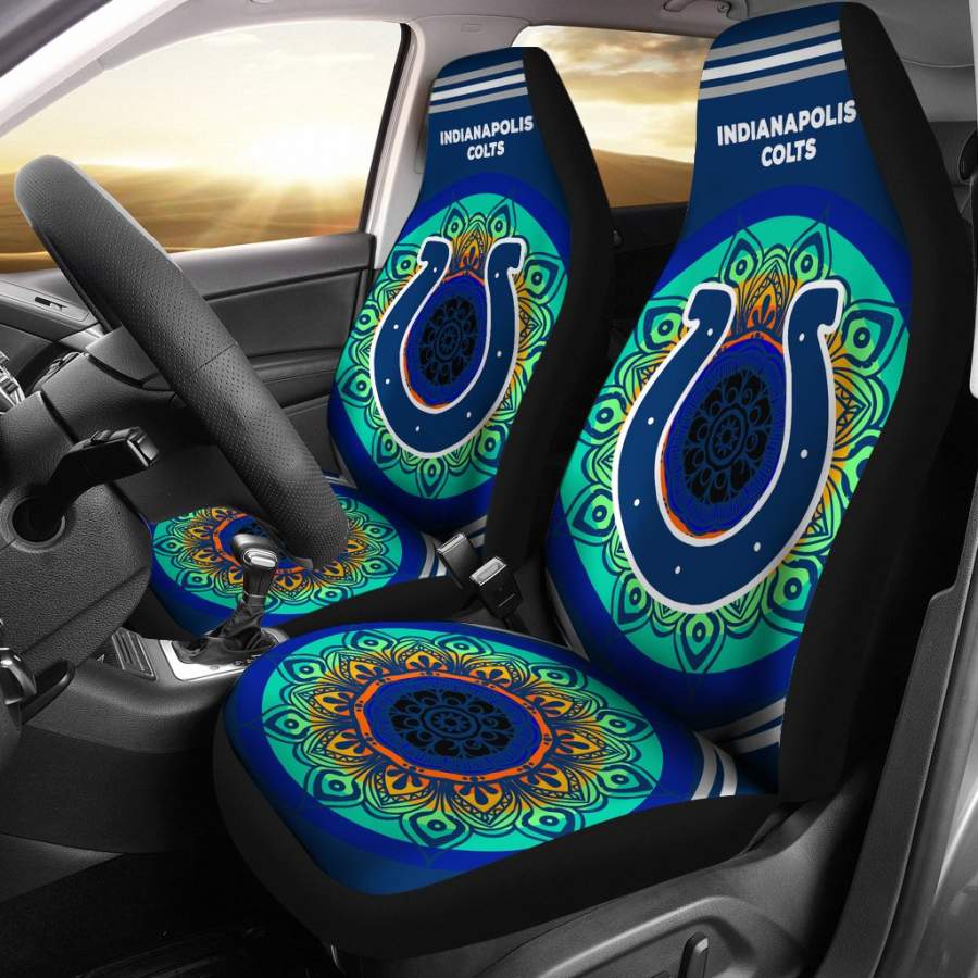 Unique Magical And Vibrant Indianapolis Colts Car Seat Covers