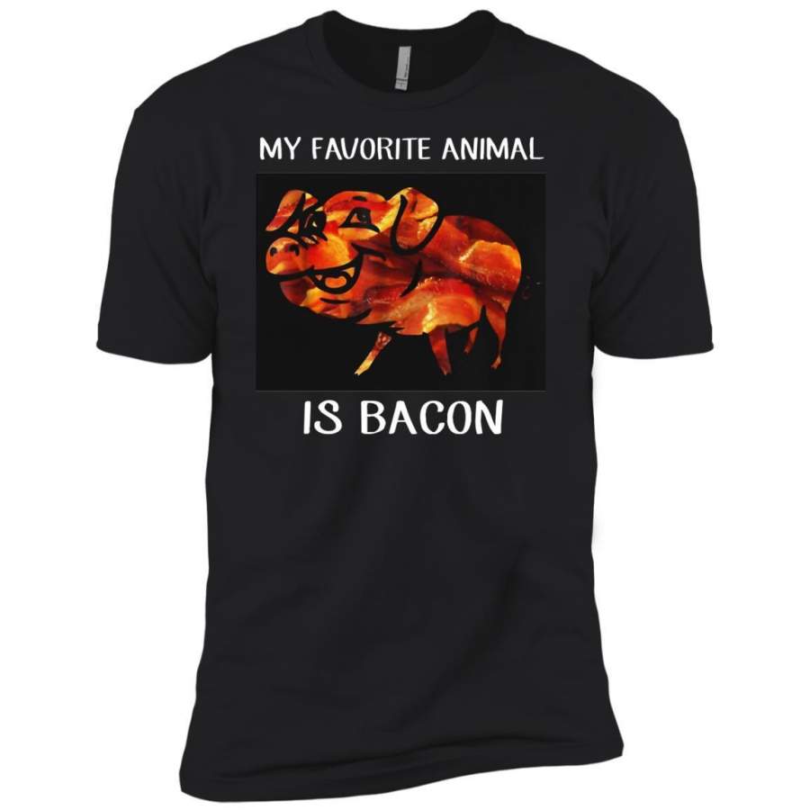 AGR My Favorite Animal Is Bacon Shirt Premium