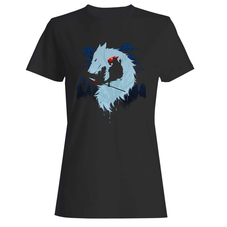 Princess Mononoke Wolf Woman’s T-Shirt – KreamShirt