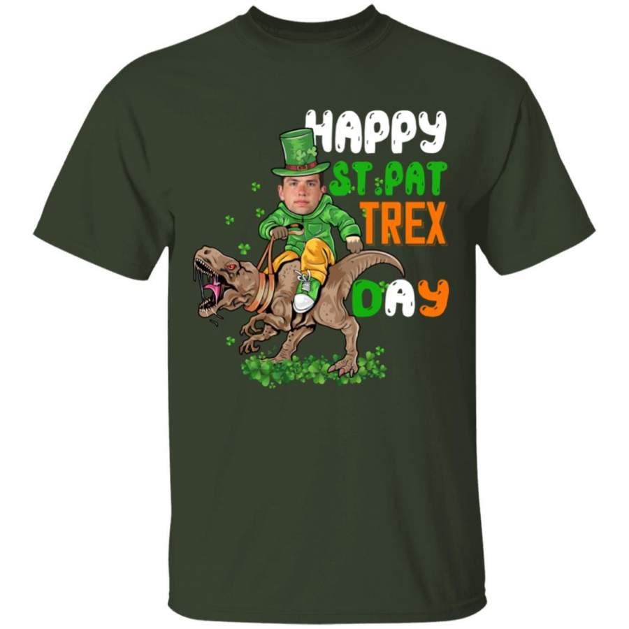 Happy St.Pat TREX Day Personalized Photo Tees Hoodies