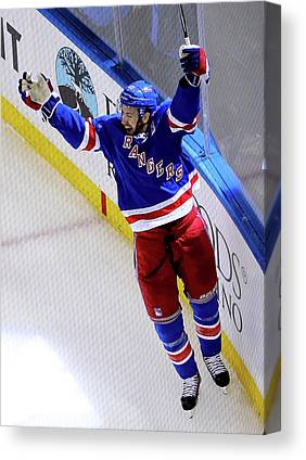 Tampa Bay Lightning V New York Rangers Al Bello Canvas Print