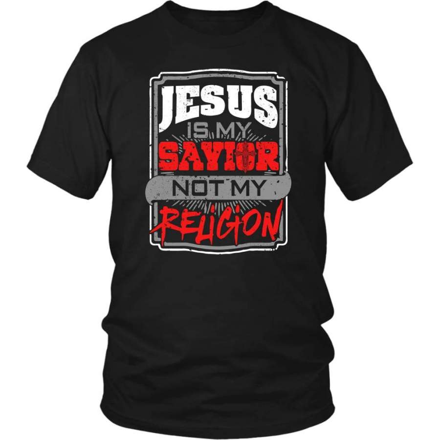 Jesus is my savior not my religion christian t-shirt | Jesus shirts