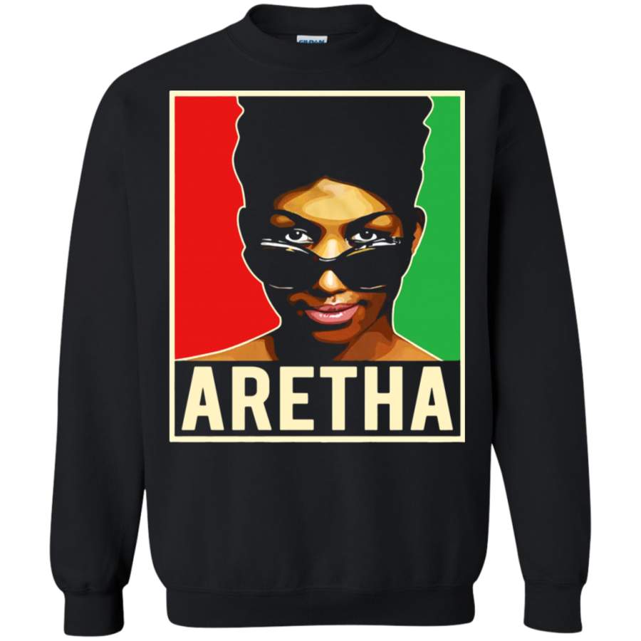 AGR Aretha We Love You Queen Soul Aretha Franklin Sweatshirt