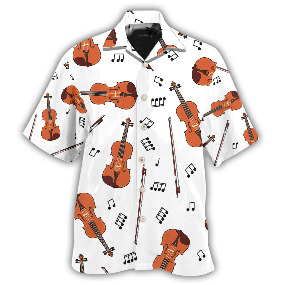 Violin Basic Music Notes Hawaii Shirt Ha17152