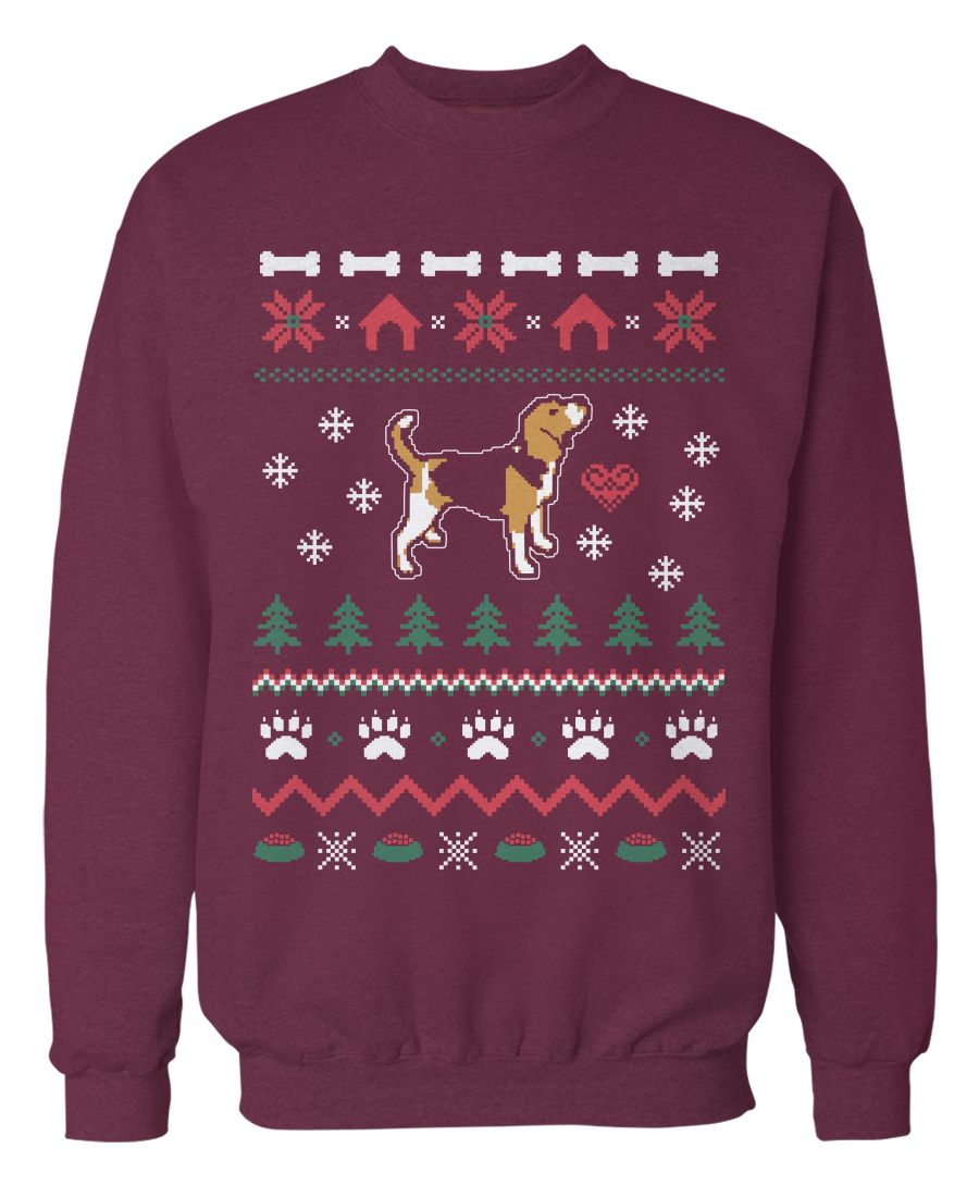 Beagle Ugly Christmas Sweater – Holidays