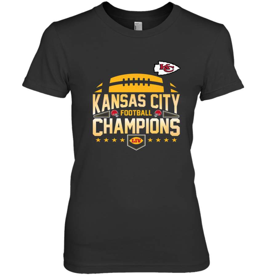 Kansas City Football _ The City Of Champions LIV Women’s Premium T-Shirt