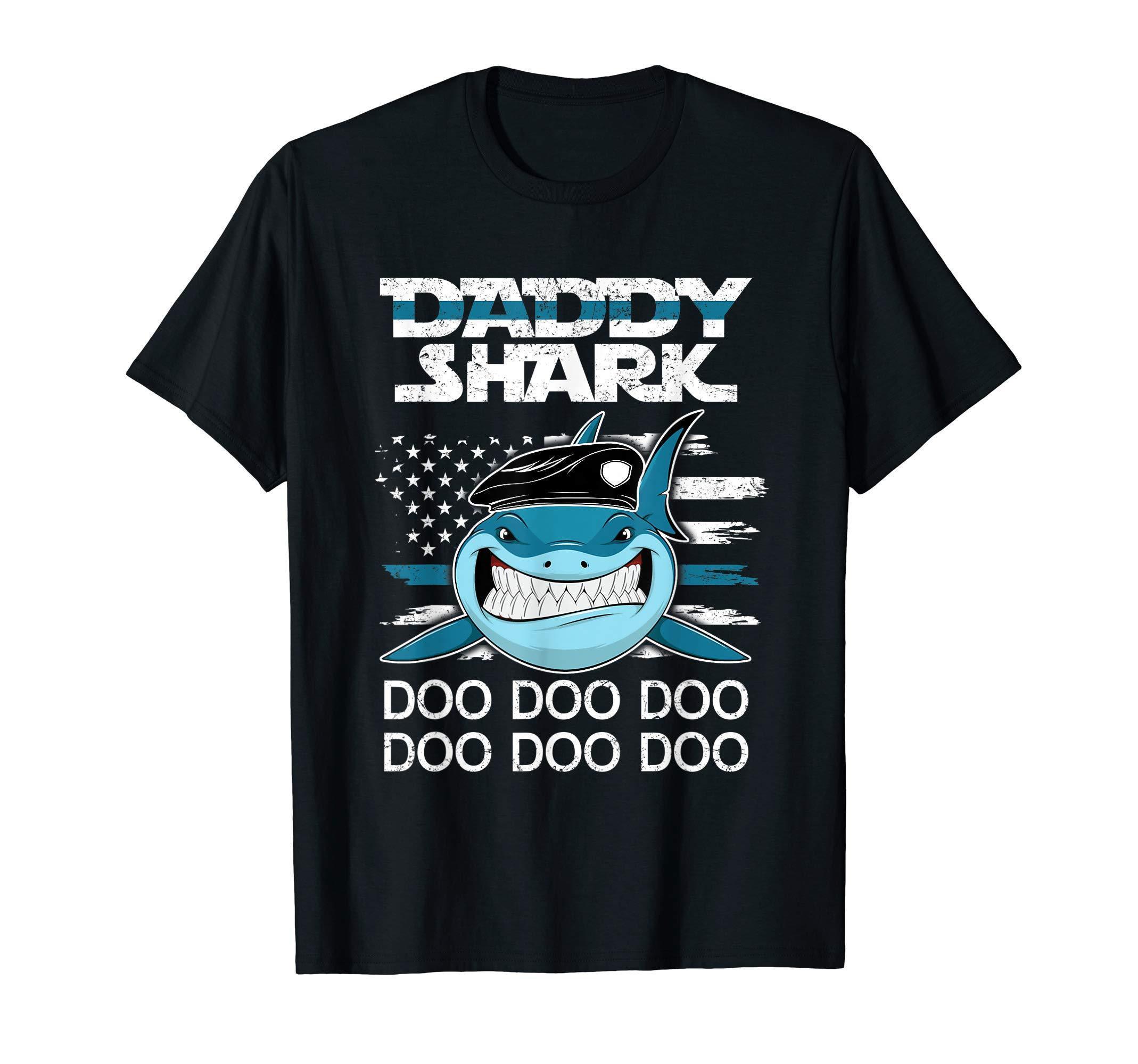 Daddy Shark Do Dooooo Veteran Gift T Shirt