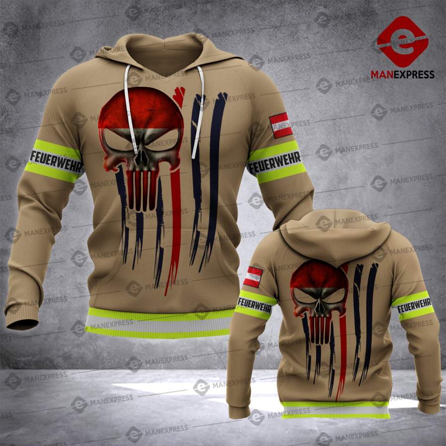 7S Soldier Austrian Firefighter 3D printed hoodie Austria NQA