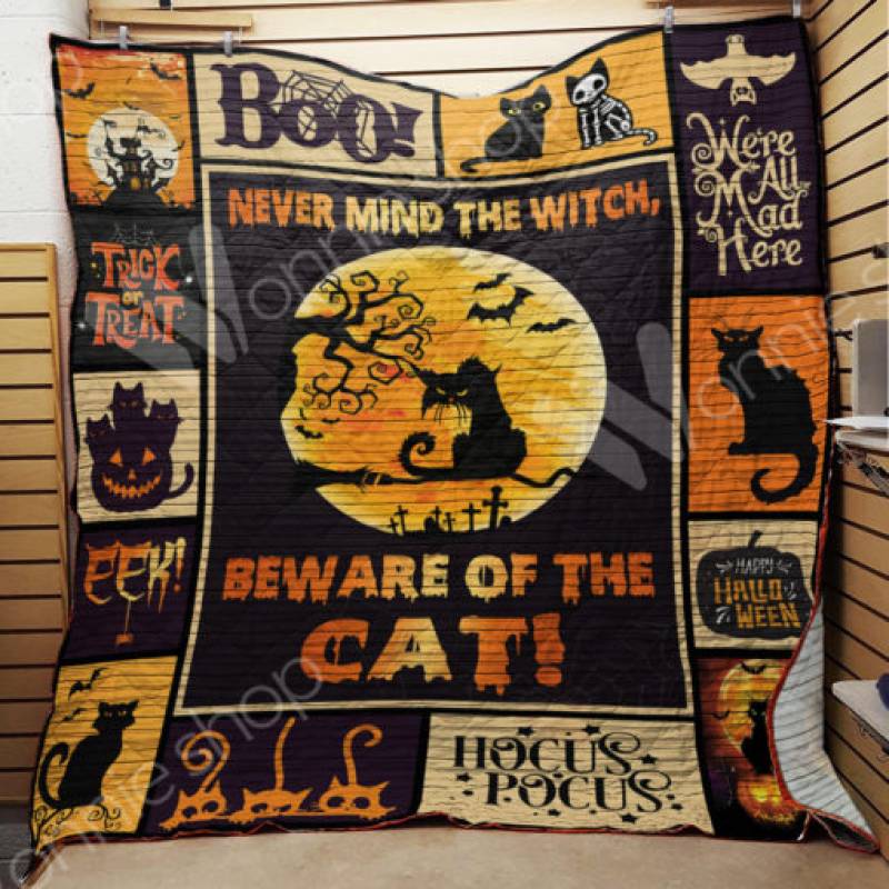 Cat Witch Halloween Blanket AU1502 97O47