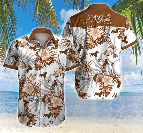 Love Dachshund Hawaii Shirt Unisex Adult Ha61198