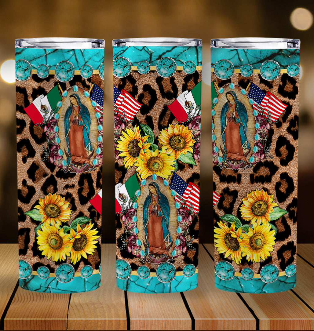 American Mexican Guadalupe Skinny Tumbler