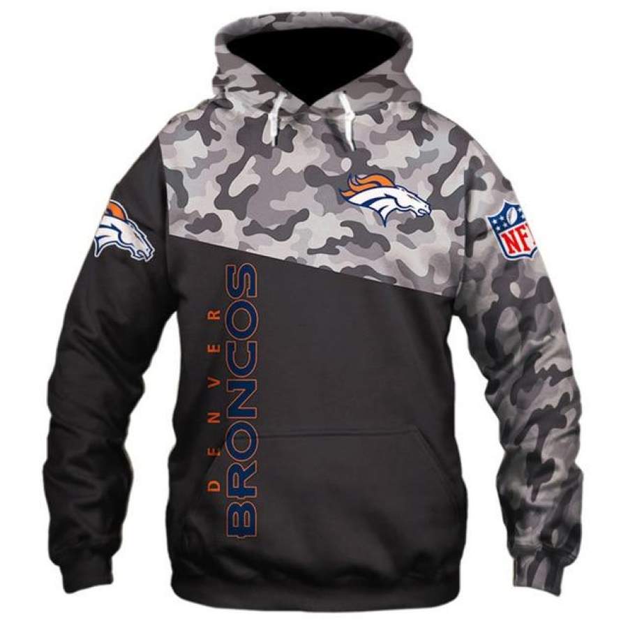 Denver Broncos 3D Hoodie