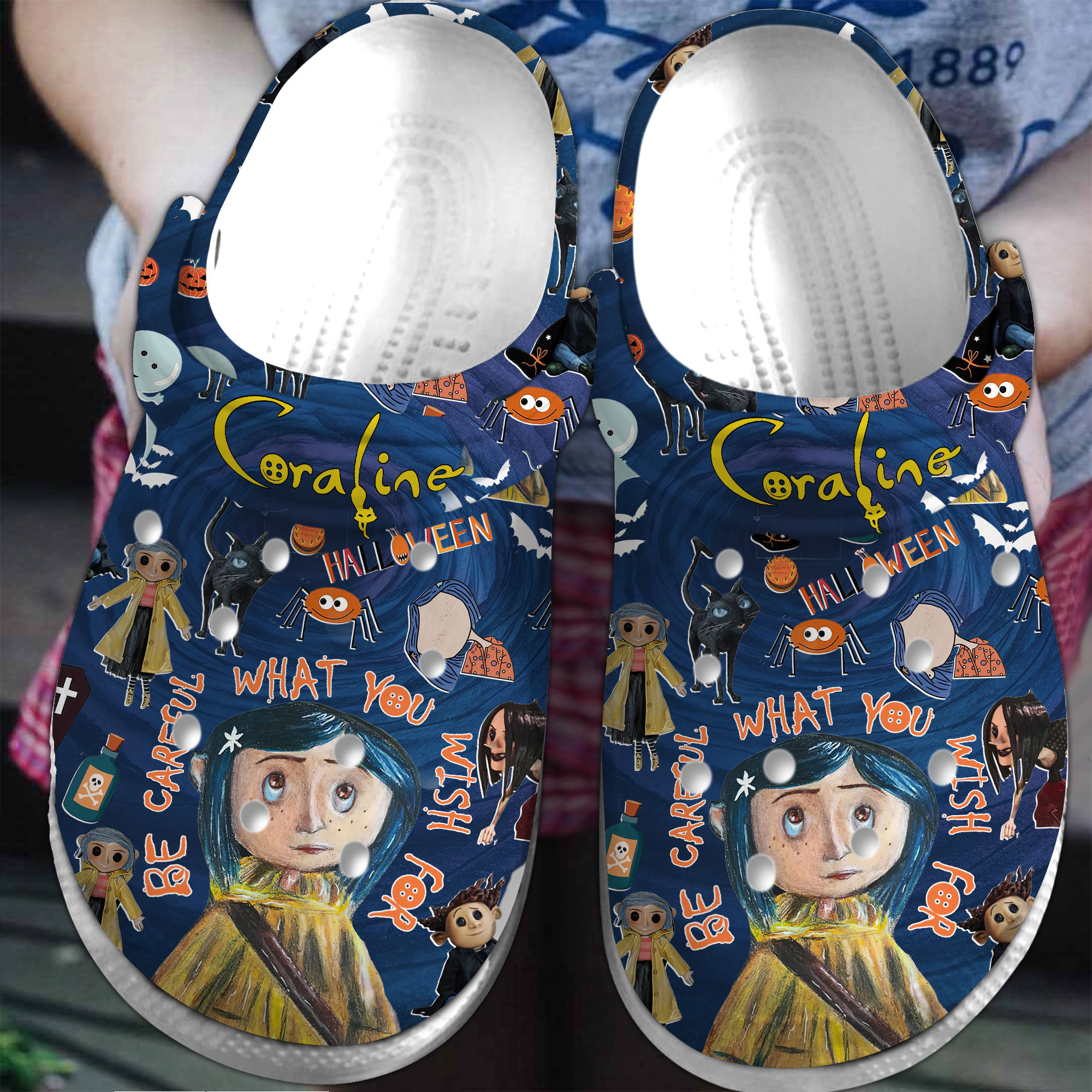 Coraline Movie Crocss Clogs For Men Women And Kid Bm1411-1955