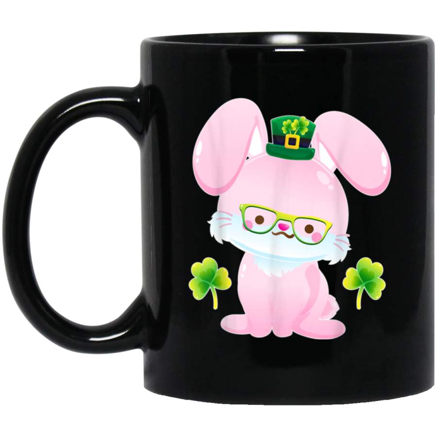 Bunny St Patricks Day Mug Gifts for Men Women Kids