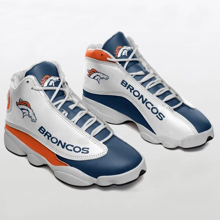 Denver Broncos Football Air Jordan 13 Sneakers