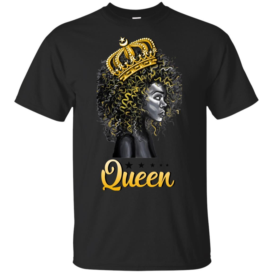 Queen T-Shirt African American Clothing For Pro Black Melanin Women