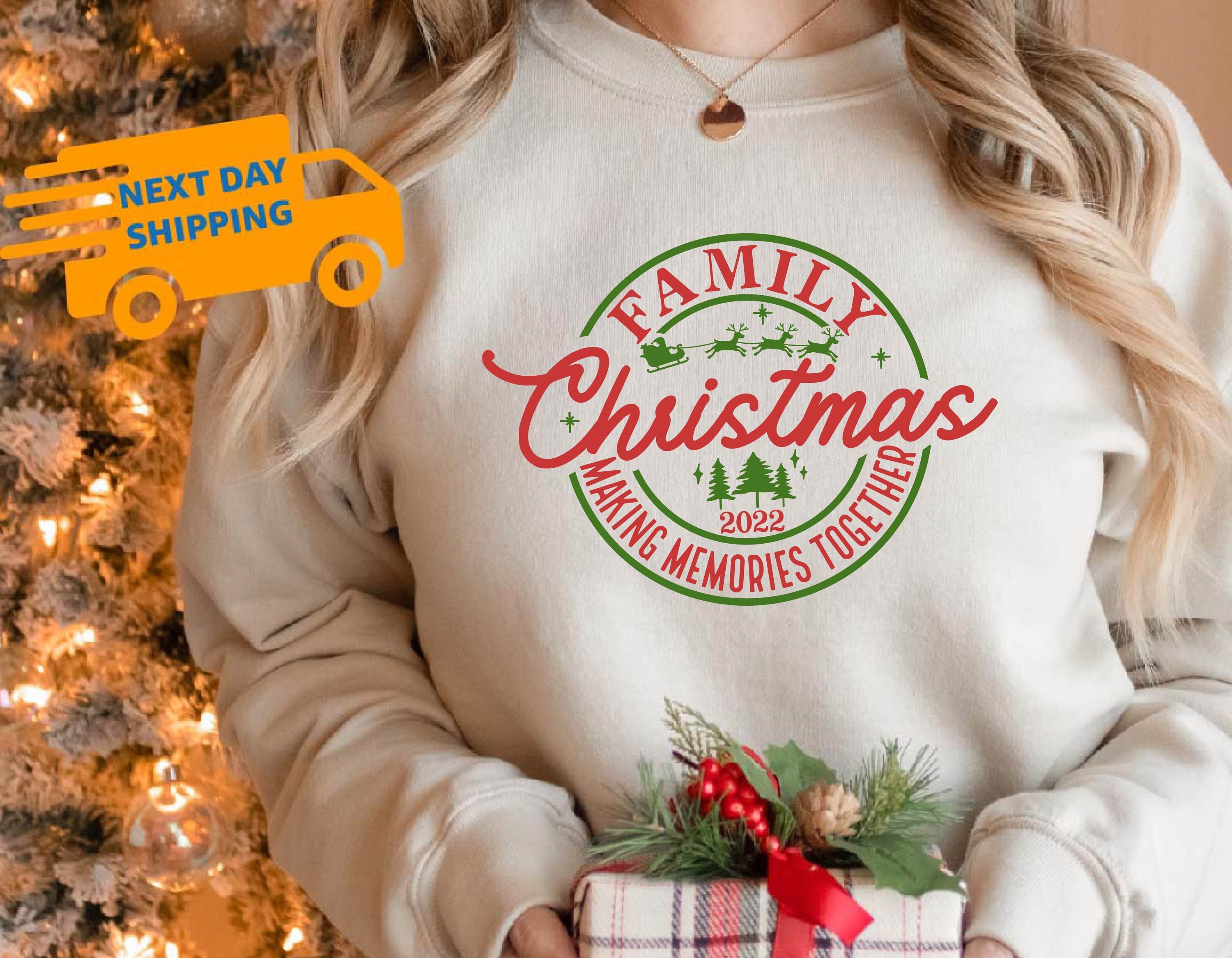 Family Christmas Sweatshirt, Making Memories Together Sweater, Family Matching Sweatshirt, Cute Family Sweater, Christmas Crew Sweatshirt