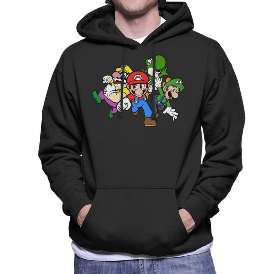 Team Super Mario Men’s Hooded Sweatshirt