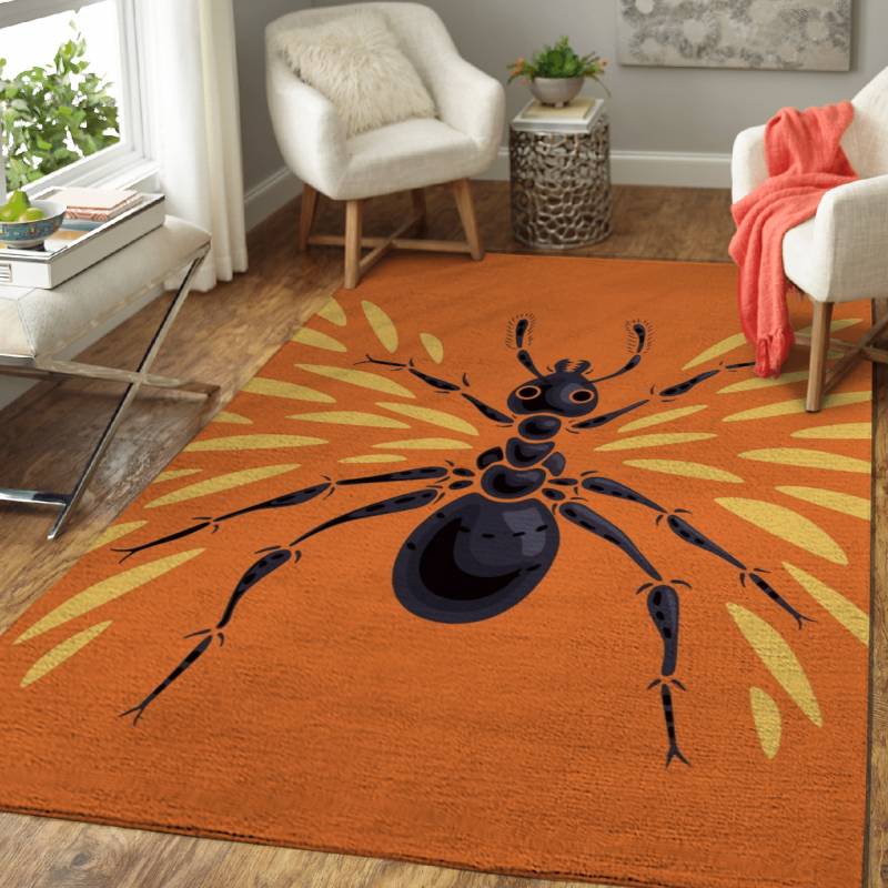 Abstract Winged Ant Insect – Animals Area Rug Carpet