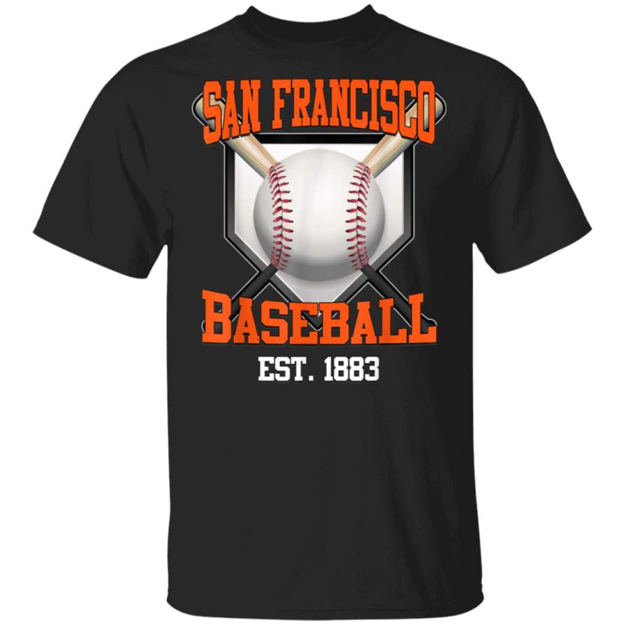 San Francisco Baseball Shirt  Retro Vintage Baseball Design TShirt