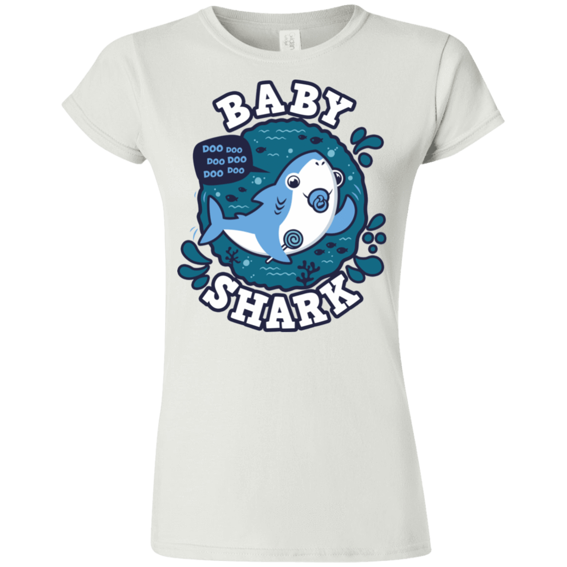 Shark Family Trazo – Baby Boy Chupete Junior Slimmer-Fit T-Shirt