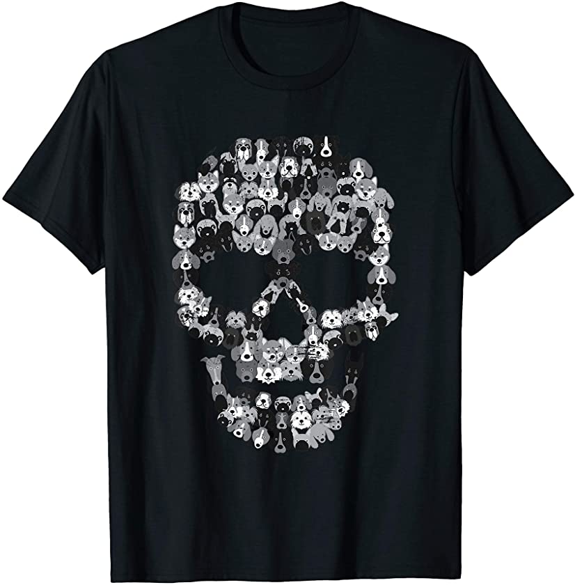 Dog Skull – Creepy Puppy Skeleton – Halloween Party Outfit T-Shirt