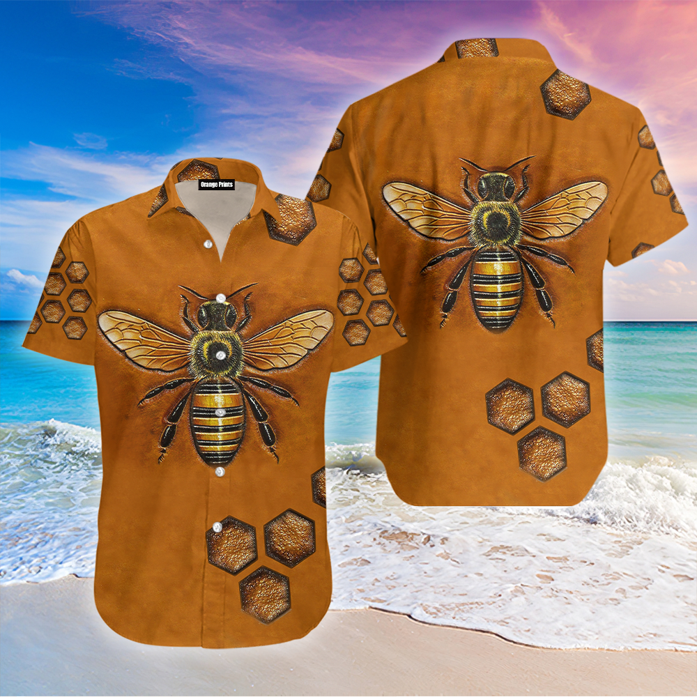 Bee Aloha Hawaii Shirts For Men And Women Ha81664