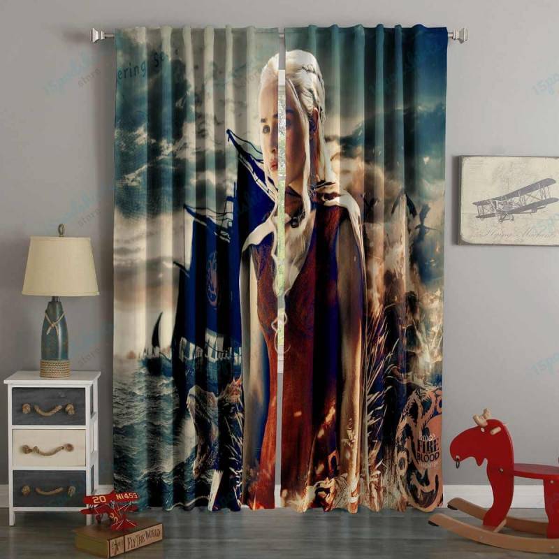 3D Printed Daenerys Targaryen Style Custom Living Room Curtains