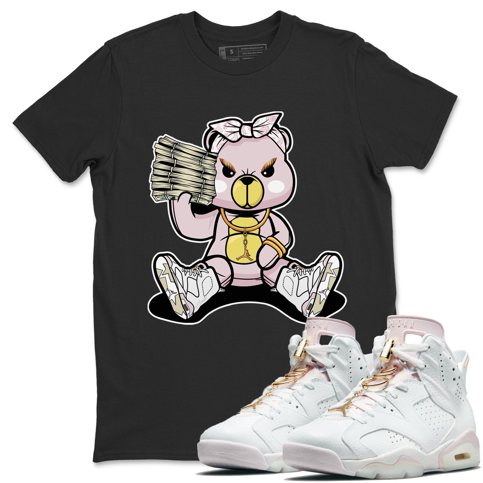 Bad Baby Bear T-Shirt – Air Jordan 6 Gold Hoops