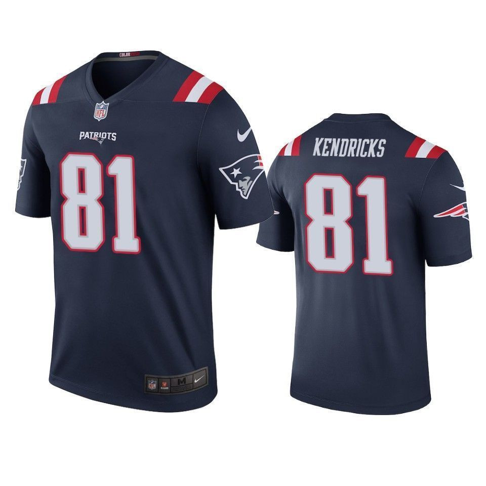 New England Patriots Lance Kendricks Navy Color Rush Legend 3D Jersey