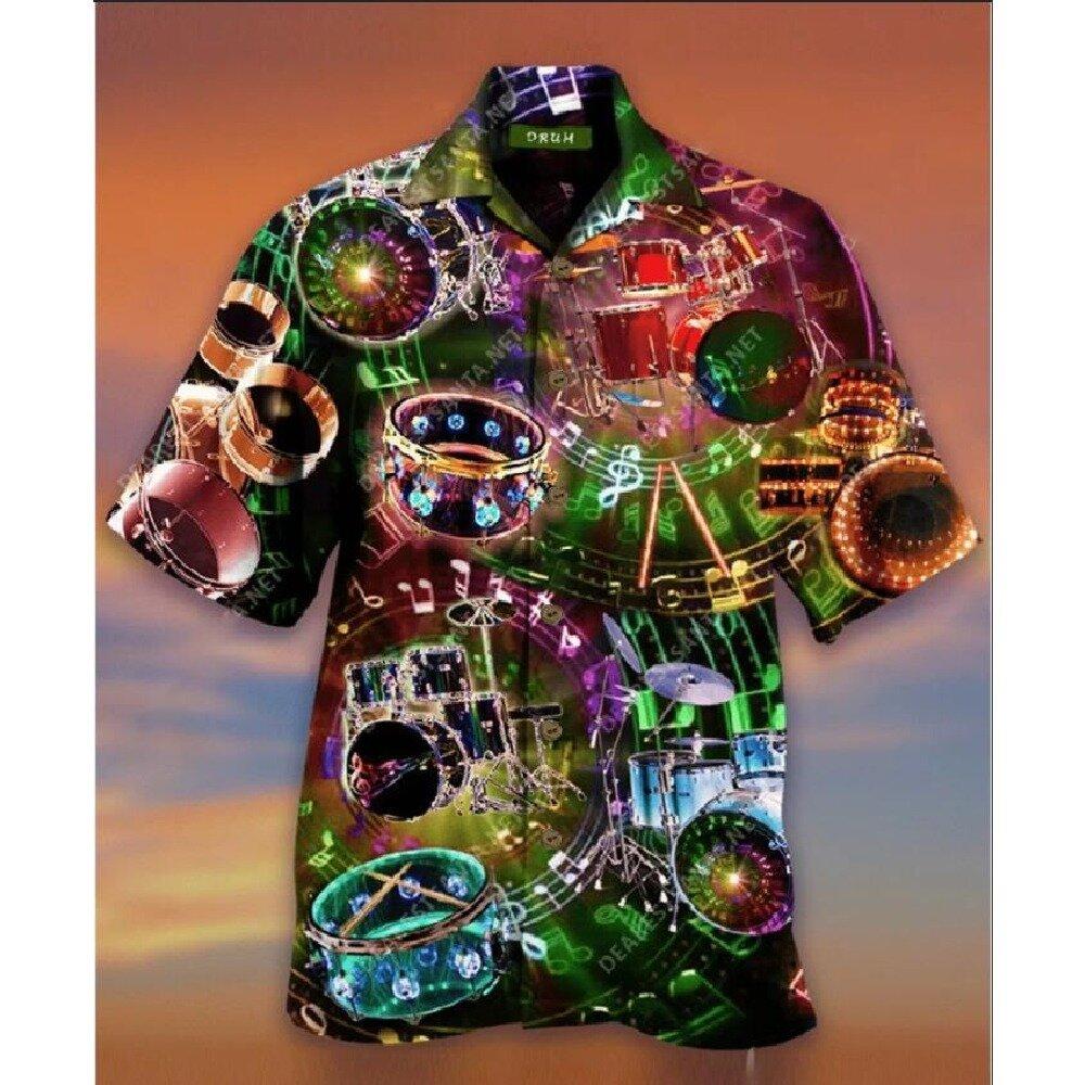 Musical Instrument Hawaii Shirt For Men Women Adult Ha53155