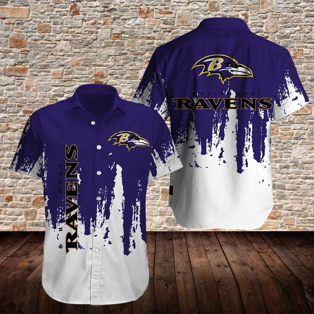 Baltimore Ravens Fashion Button up shirts