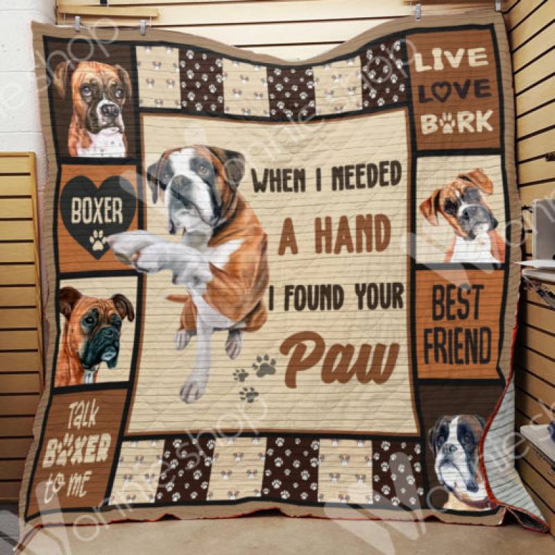 Boxer Dog Blanket NOV1501 70O56