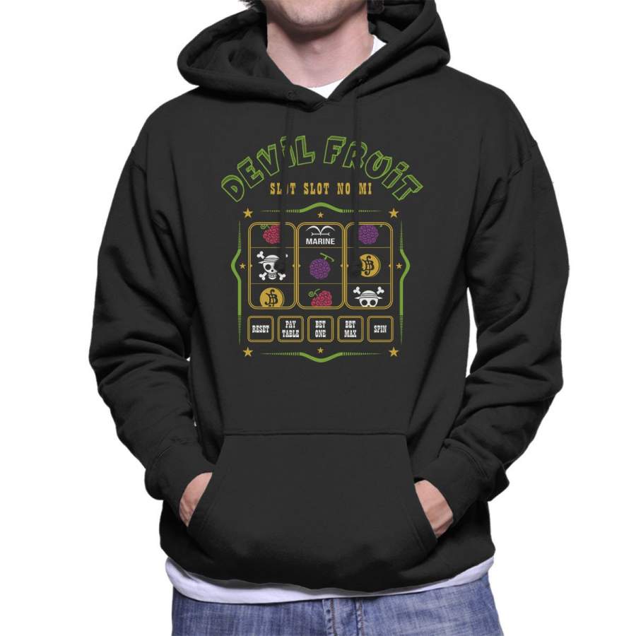 Slot Slot No Mi One Piece Men’s Hooded Sweatshirt