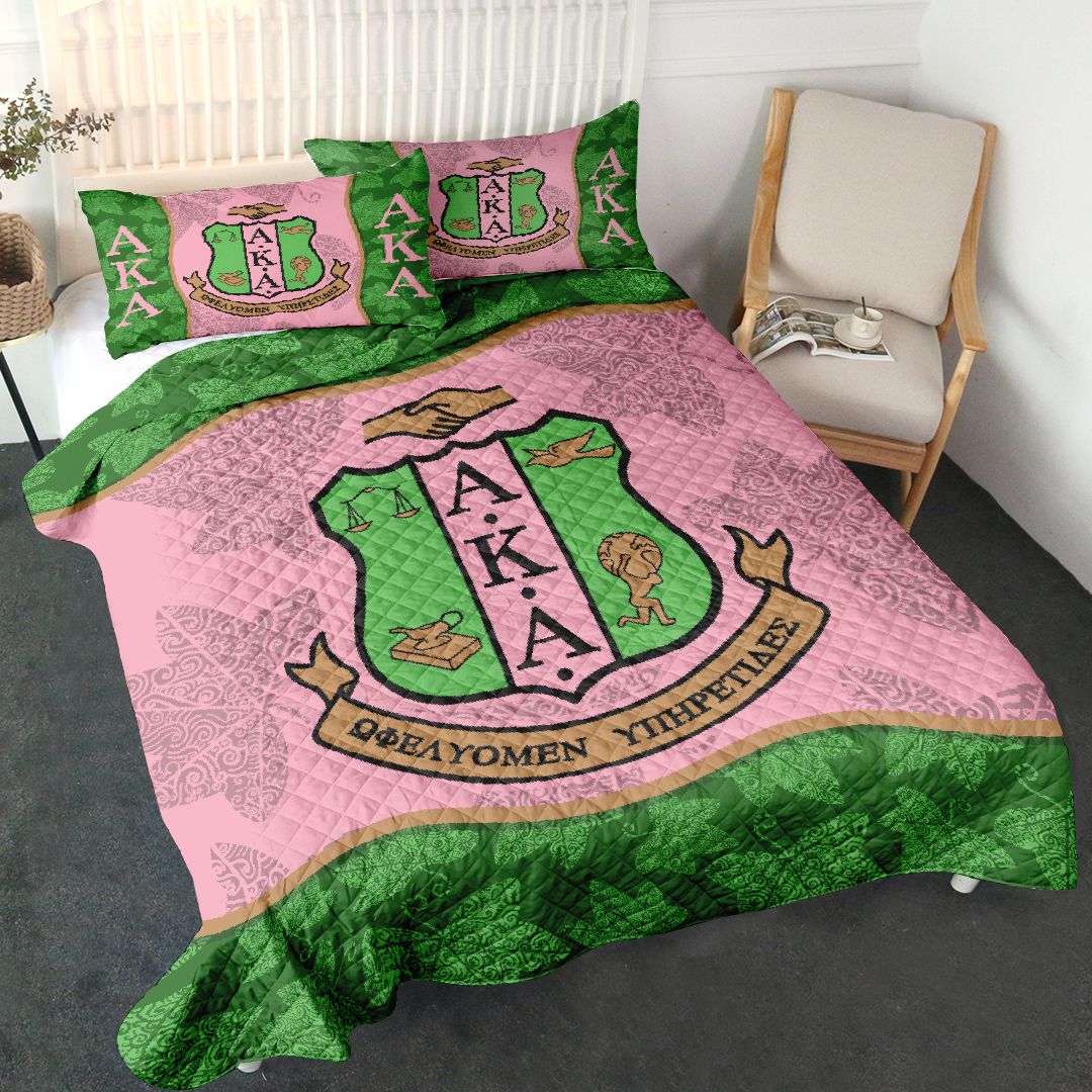 Alpha Kappa Alpha Quilt Set