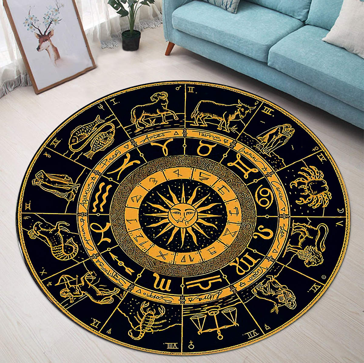 Zodiac Circle Rug Sn22052107