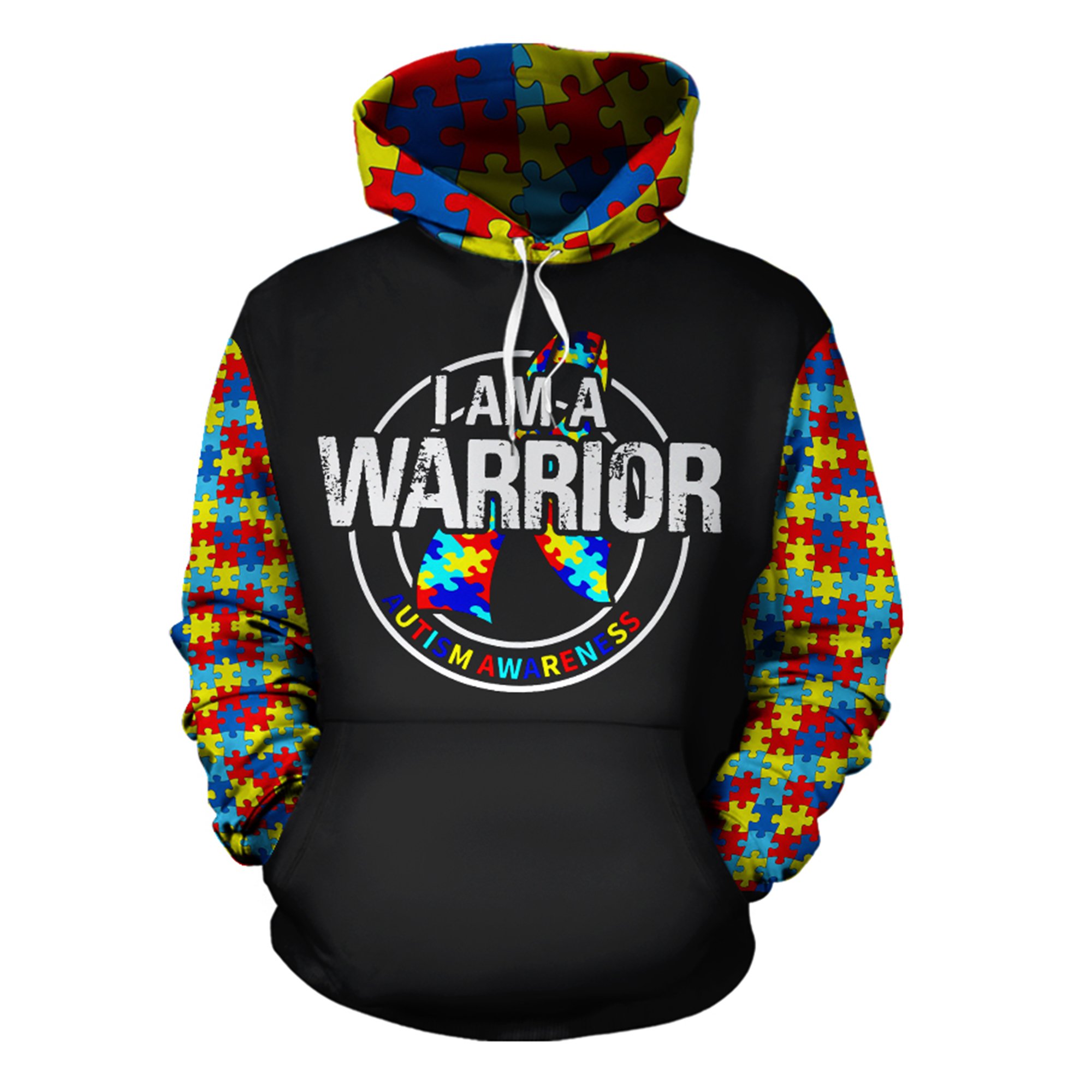 ‘I am a Warrior’ Autism Hoodie