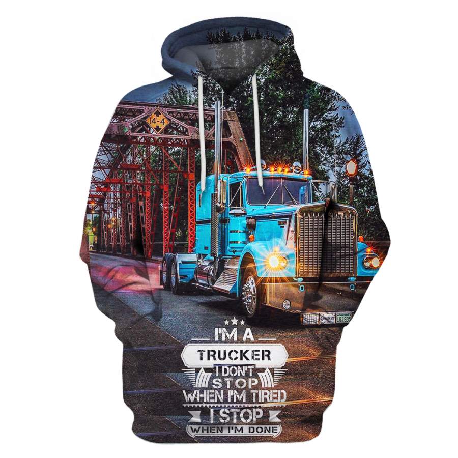 3D All Over Print Trucker 02 Shirt