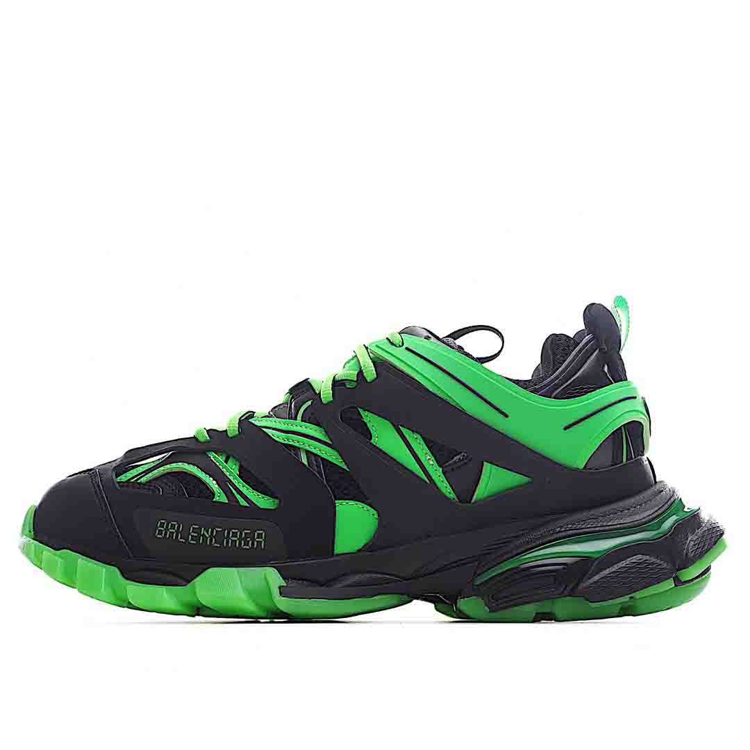 Balenciaga Track Sneaker In BlackGreen Shoes Sneakers PR-277227