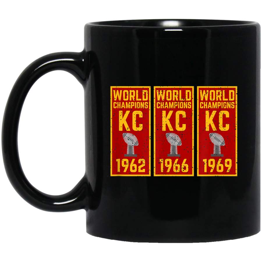 Kansas City Football KC Faithful Title Banner Champions Mug