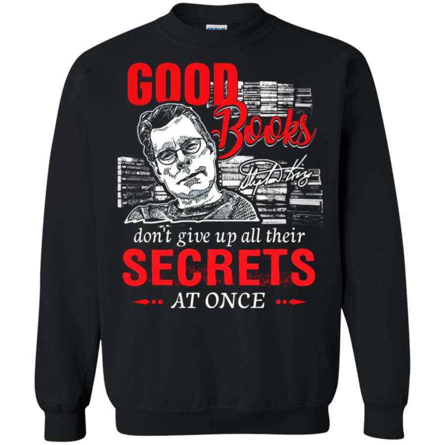 AGR Good Books Don_t Give Up All Their Secrets Sweatshirt