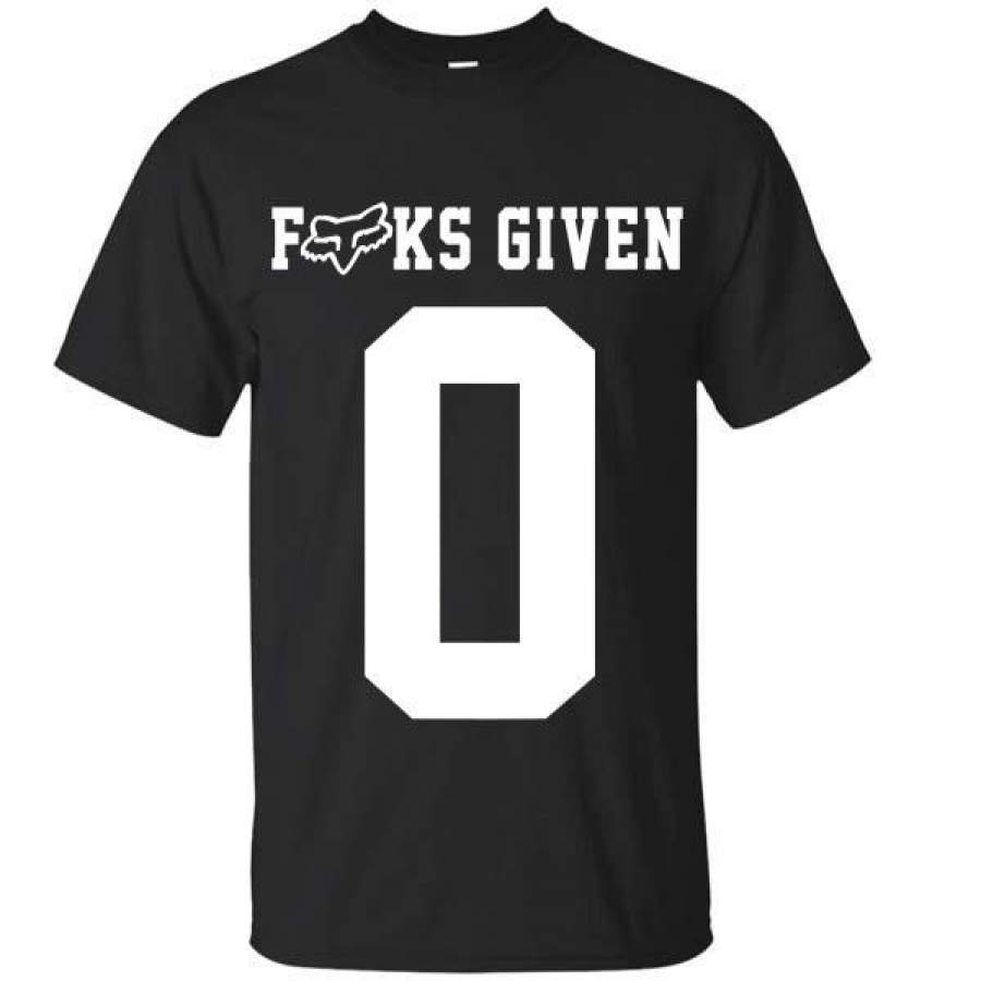 Fucks Given 0 – 0n Back T-Shirt