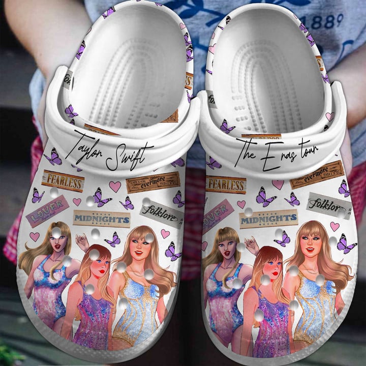 Taylor Swift Crocss Shoes Clogs Crocband Comfortable 14