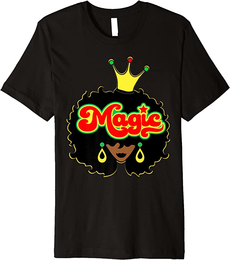 Black Queen Melanin Girl Magic Women Queen Girls Princess Premium T-Shirt