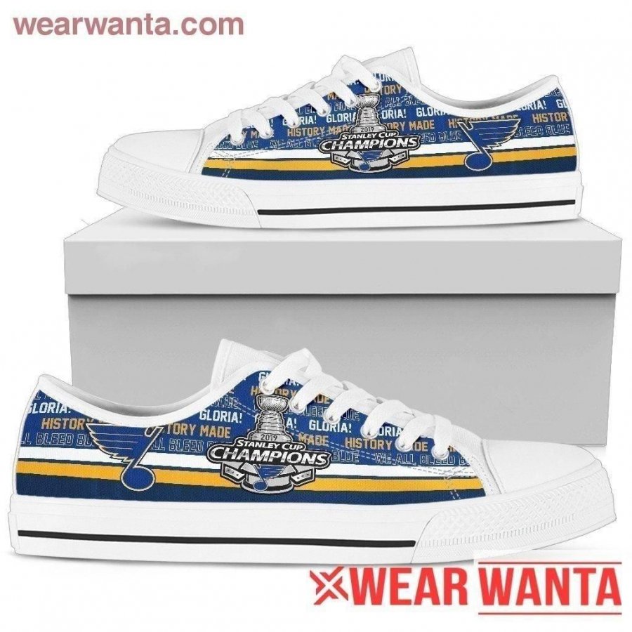 Gloria Champions St. Louis Blues Women Sneakers Converse Style MN06 #812